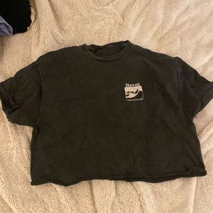 Cropped Oversized Brandy Tshirt